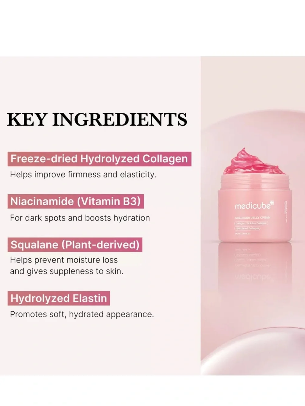 Medicube Collagen Jelly Cream — Hydrating Pink Moisturizer